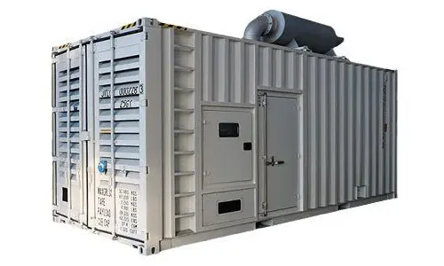 Containerized diesel generator set