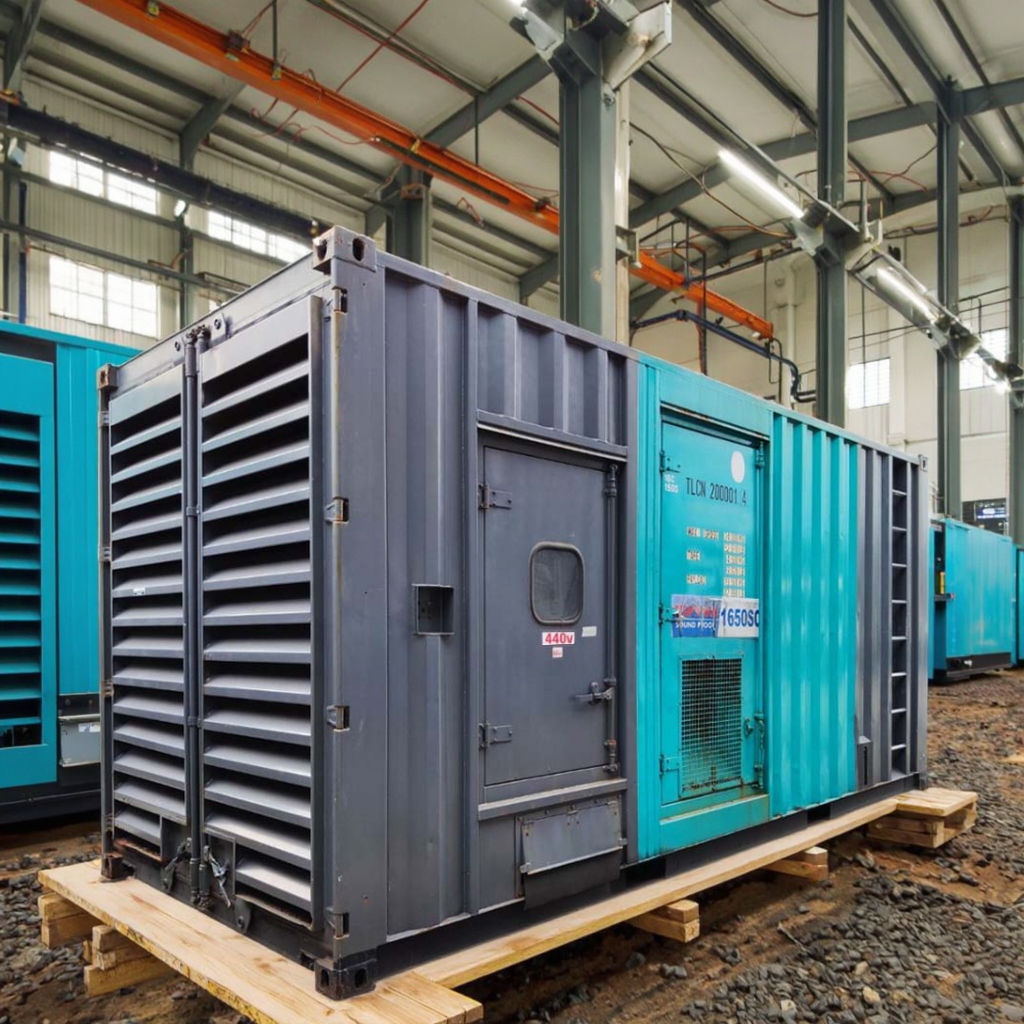 Containerized diesel generator set